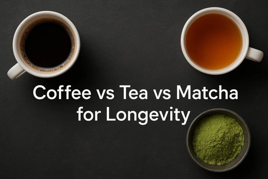 Coffee vs Tea vs Matcha for Longevity