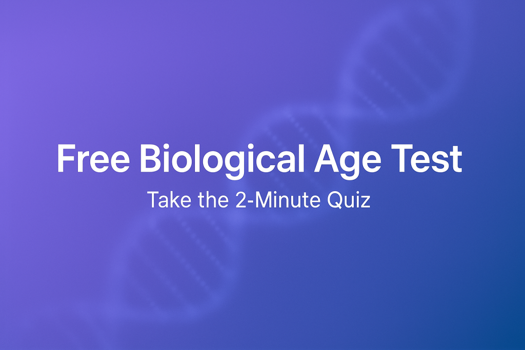 Free Biological Age Test Quiz